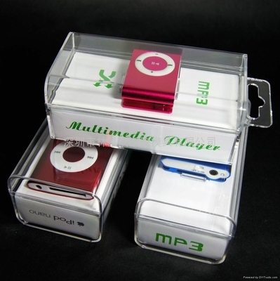 LJ-02 MP3水晶盒 來自廣東的塑料包裝精品，重塑自助貿易時代的包裝美學